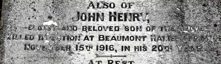 InscriptionsWw1's tweet photo. #RememberedHere
John Henry Griffiths
Killed in action 15 November 1916 #BeaumontHamel
Aged 20
#WittonCemetery #Birmingham
#WW1 #LestWeForget
Online records via https://t.co/ISmdGBZYyR https://t.co/1HnHFryN32