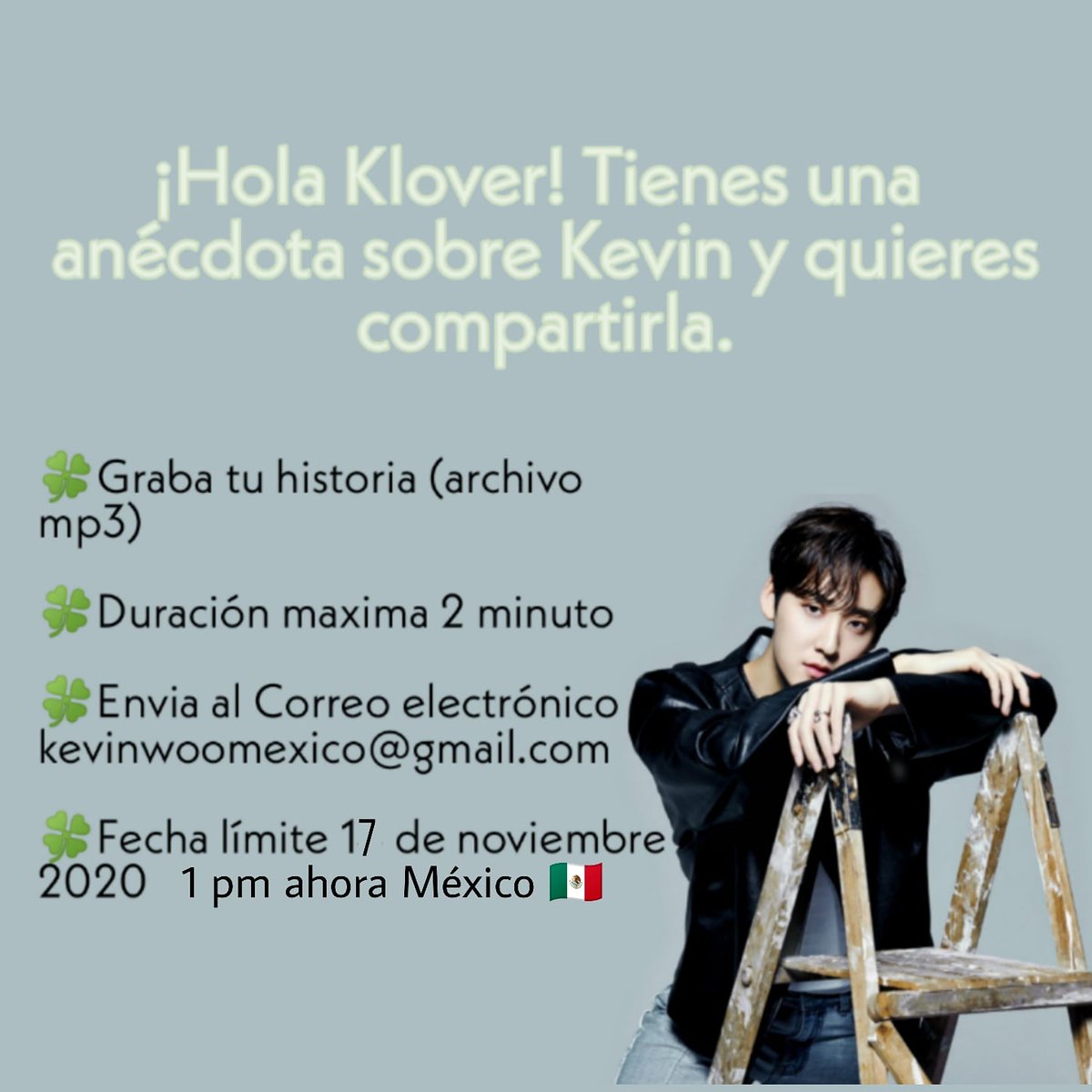 KevinWooMexico's tweet photo. Recuerda que puedes mandar tu historia link 👇
https://t.co/DJID4idKdP

Link de la radio 👇
https://t.co/yTxdbts3rp

Kevin Woo Latinoamerica Fans
Kevin Woo México Kevin Woo - Klover Peru Fanclub Kevin Woo 케빈우 Colombia Klovers Brazil Kevin woo klover's Guatemala fanclub https://t.co/X4AWqZEEZa