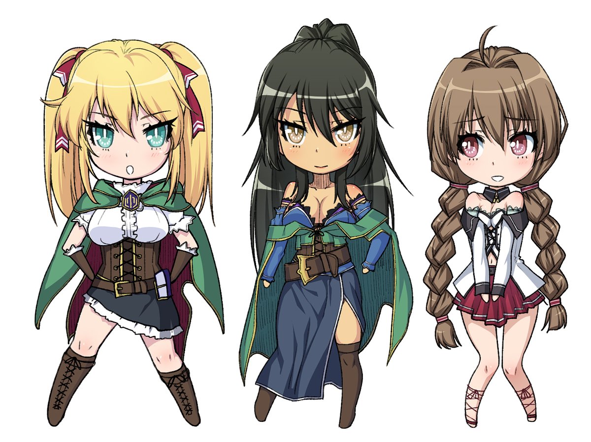 SDキャラ3体できた!
やさぐれ喫煙所のci-enサイトでこう使われるのか
可愛いっすな!(内容はNTRゲームですが)
https://t.co/HcL6suJQvj 