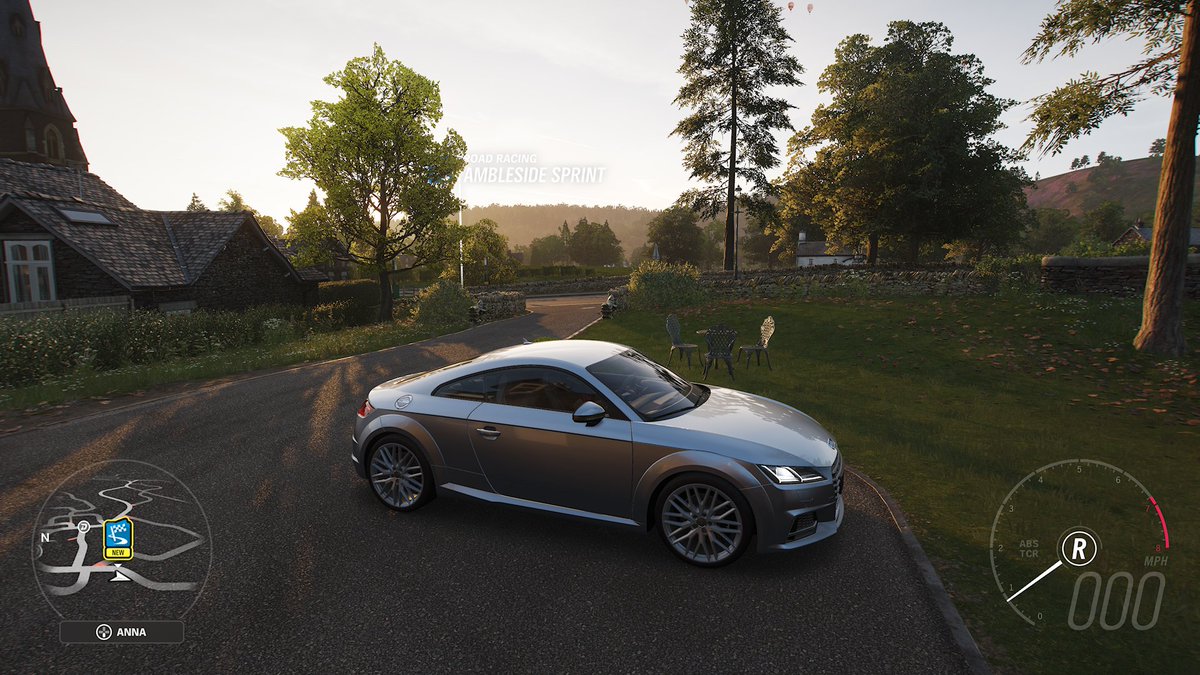 gravityminusx's tweet photo. Forza Horizon 4 on Xbox Series X. This game looks good. Love that it's free to play with Game Pass Ultimate. So many games to play! I love my new Series X!  #ForzaHorizon4 #XboxSeriesX https://t.co/ESC7pRdH3d