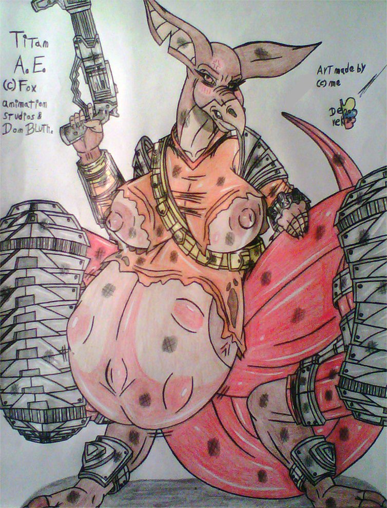 Derek_Mb9627's tweet photo. Angry Space Roo Mom (Fan Art)
Titan A. E. (c) Fox animation studios & Don Bluth
Art made by (c) me
Derek/2020
#stith #Titan_AE #Don_Bluth #pregfur #fanart #traditional https://t.co/etMRxvdoxh