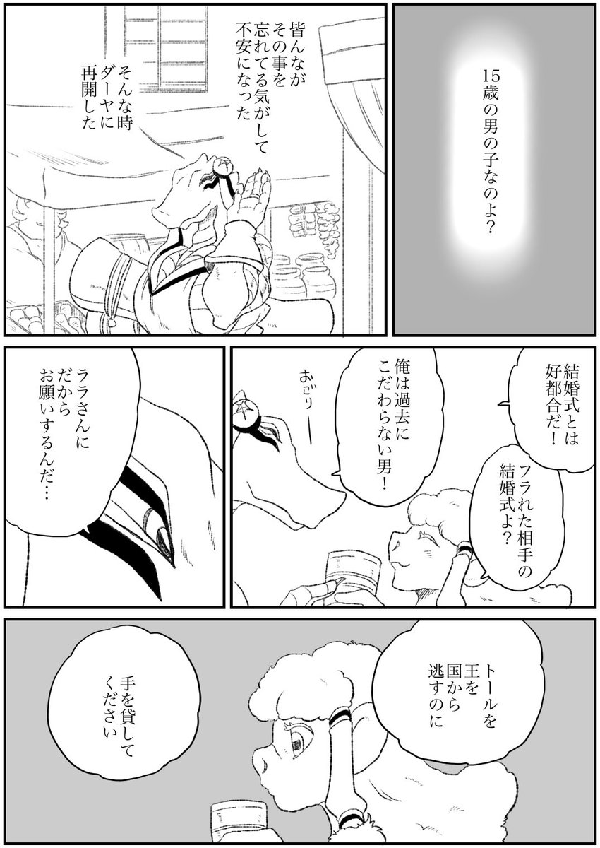 #オリジナル #獣人 #竜人と贄王 その58 
