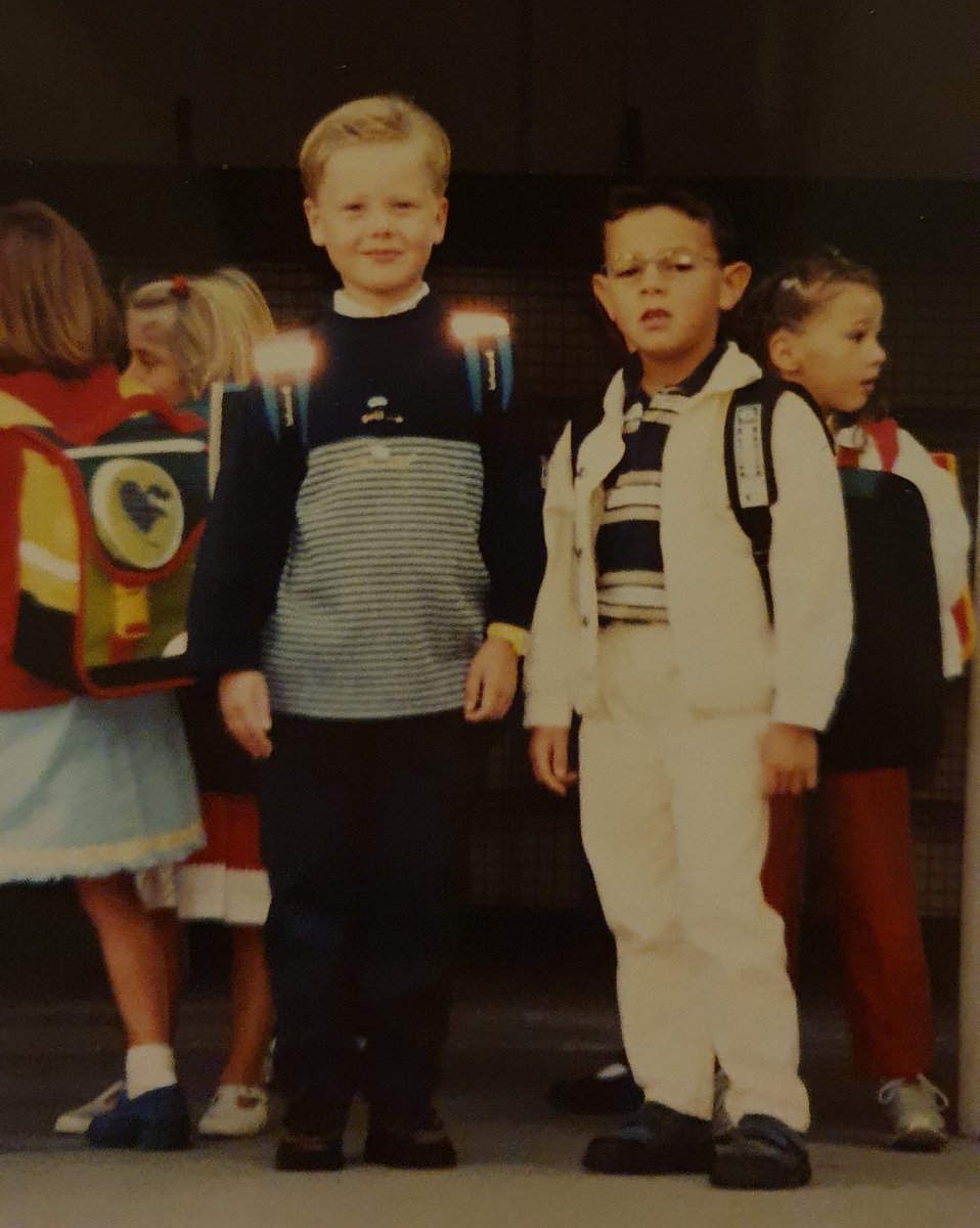 AdrienPuyfages's tweet photo. Quel style pour notre rentrée en CP avec @blclucas https://t.co/dJZqLBOk75