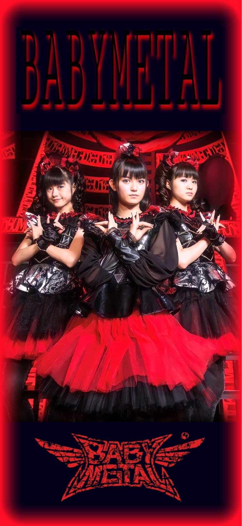 𝚑𝚒𝚍𝚎𝚊𝚝𝚑 𝙼𝙴𝚃𝙰𝙻 ヒデス 本日の赤黒babymetal壁紙 19 5 9ver と16 9ver やっぱり赤黒には ゆいちゃん がいないとね ご自由にどうぞ Babymetal Moametal Sumetal Yuimetal 壁紙 Babymetal Wallpaper T Co 23mypmepnj