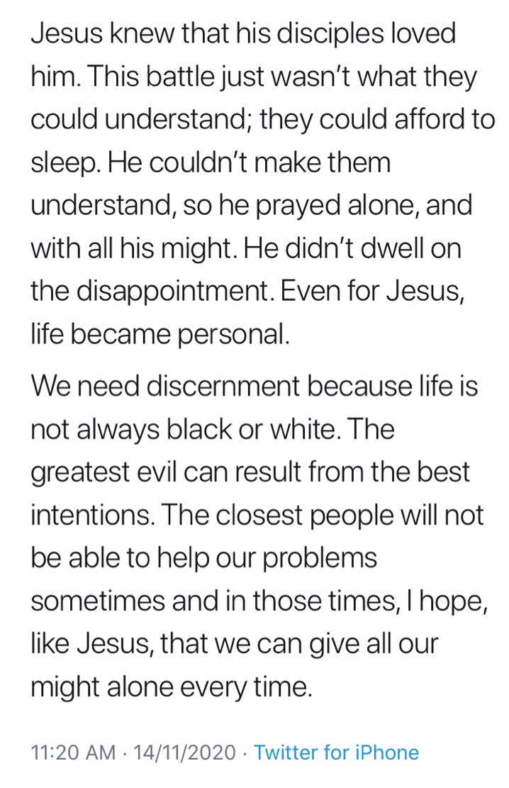 Postsubman's tweet photo. - “Even for Jesus, life became personal” - Lawyer shares deep insight. https://t.co/Io84xIfEHY