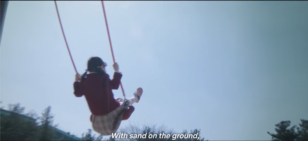 With the right support (or sand on the ground) Dalmi can swing as high as she wants.