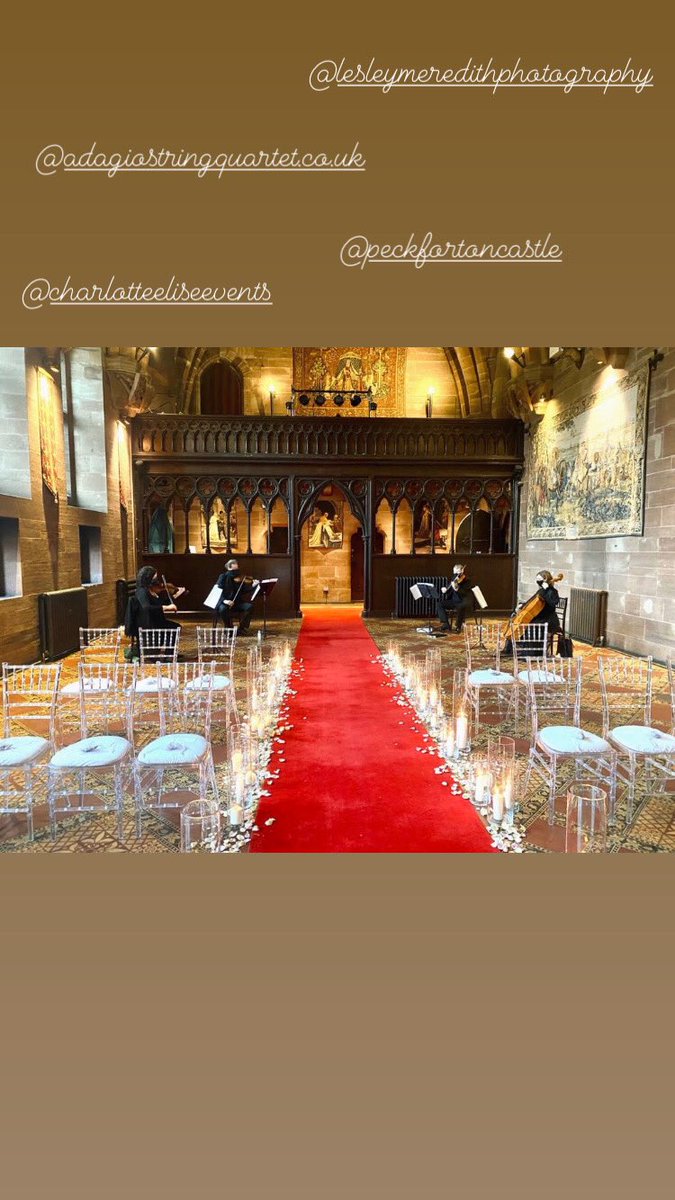 info_adag's tweet photo. Our very special return to @Peck1 @info_adag @charlotte_elise @smeredithphoto #Cheshire #microweddings #2020wedding #lockdown #weddingmusic https://t.co/SiTtZEV7DS