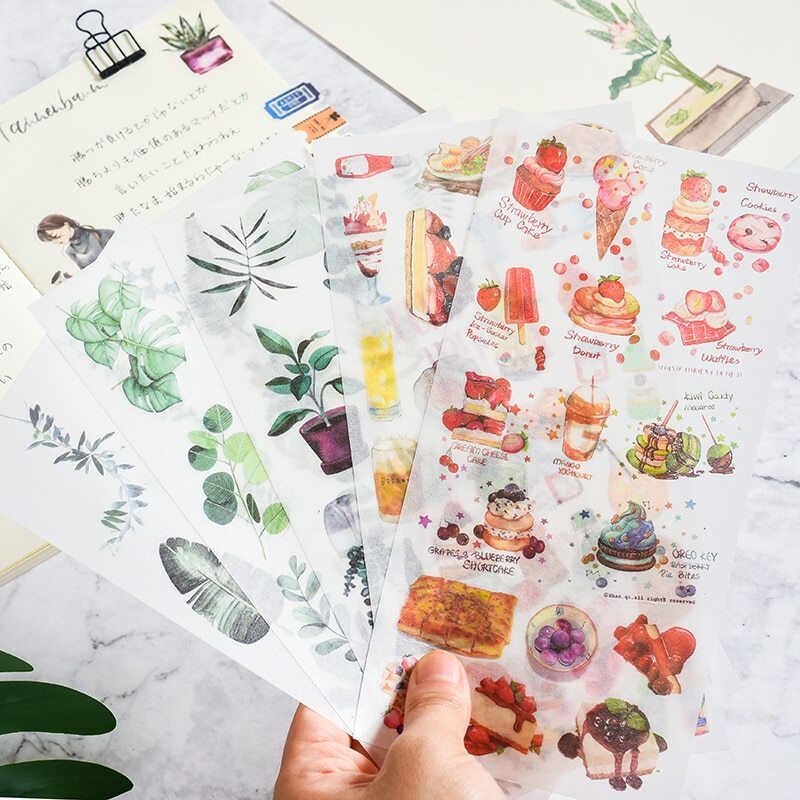beiqja's tweet image. 3pcsset  2019NEW Cartoon Flowers Leaves Sticker  DIY Diary Decor Stickers Scrapbook cute Stationery journal Supplies (Discount 30 % )  #3pcsset   #2019NEW