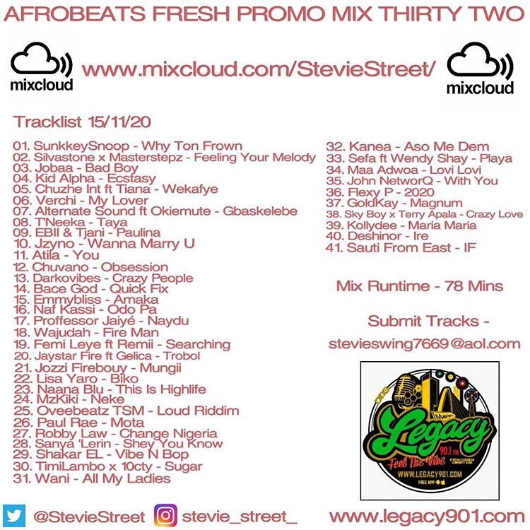 ChuzheInt's tweet photo. Legacy FM 90.1 ๐ฌ๐งUK
#Wekafye๐ฟ๐ฒ by @chuzhe_int ft Tiana. makes it on top5 in #Manchester
#HashGroupMusic
#SpaceMusic #youngblesser @StevieStreet https://t.co/qzht3FWubF