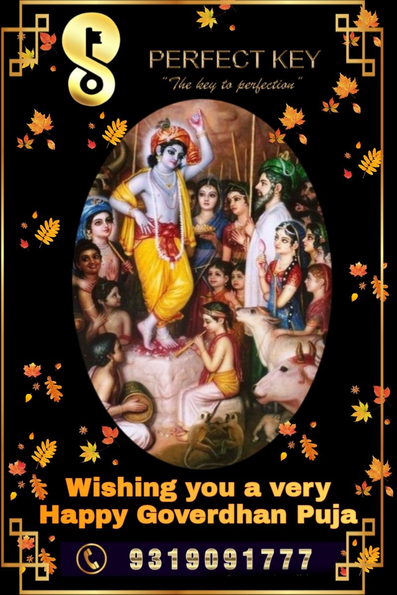 Perfectkey4u's tweet photo. Wishing you a very Happy Goverdhan Puja
From Perfect Key Solution

#perfectkeysolution #perfectkey #goverdhanpooja https://t.co/78eTlnWKwX
