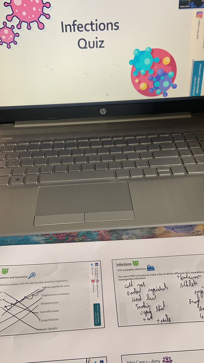 RehmanAmber's tweet photo. Ready for one of my favourite clinical topics! #infection #PrimaryHDPreReg https://t.co/3DEtPmQLot