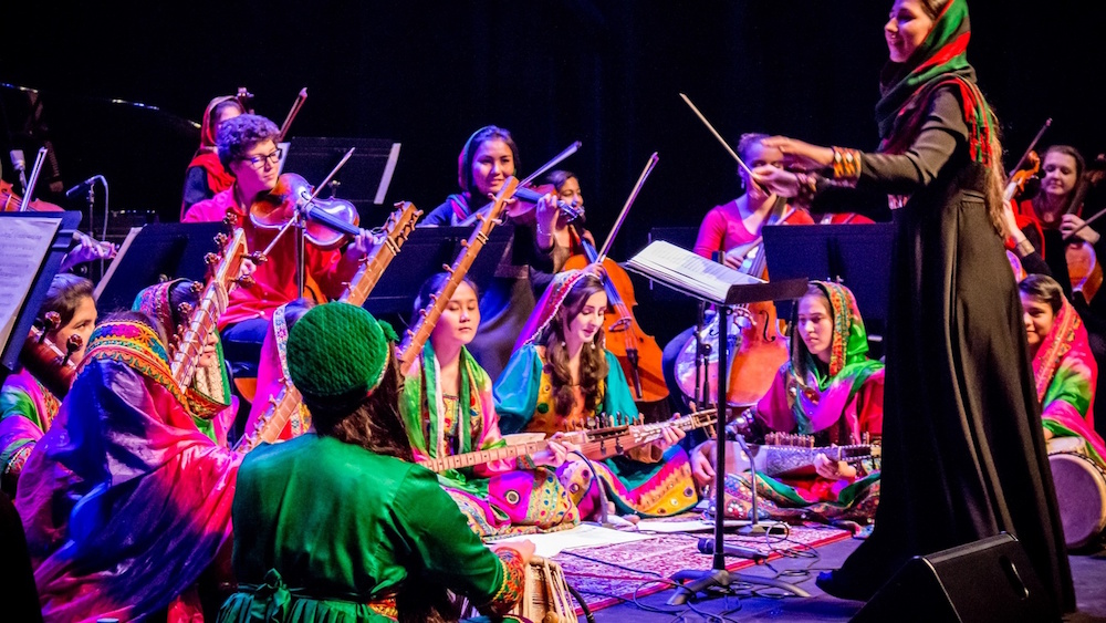 Zohra - Afghan Women's Orchestra based in Kabul, Afghanistan. Named after the Goddess of Music. Established in 2015. https://www.zohra-music.org/  https://www.npr.org/sections/goatsandsoda/2017/01/31/512592727/all-female-orchestra-from-afghanistan-is-a-force-for-change #Orchestra  #OrchestraDiversity  #DiversityofOrchestras