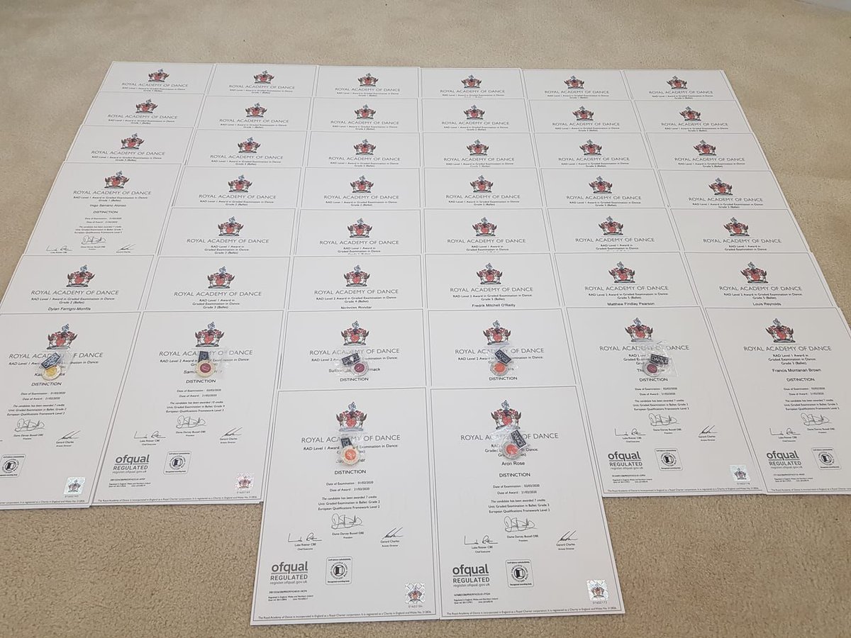 Students... don't forget to collect your Ballet exam certificates!

100% Merit &amp; Distinctions across the board 🙂

#LBBSExams #LBBSDance #BoysBalletSchool #LBBSGlobal