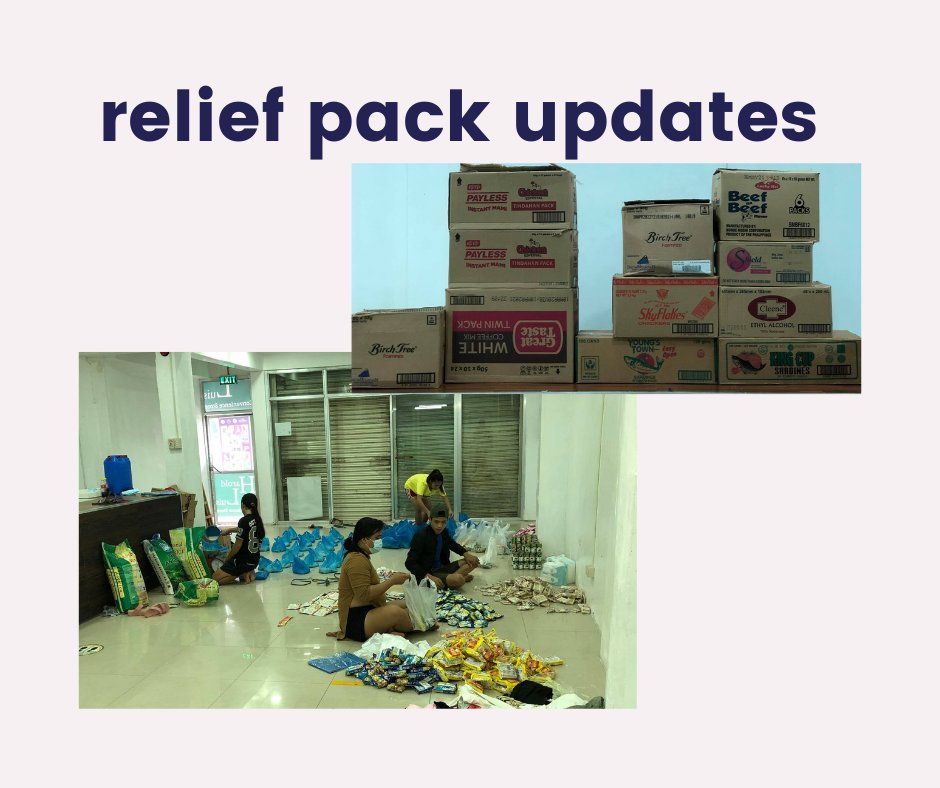 ViaWurtzbach's tweet photo. Thank you!! We're still accepting donations!! These packs will go directly to victims of #TyphoonUlysses https://t.co/r4g2Wb5NJc