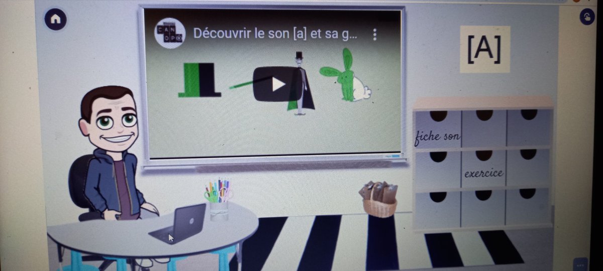JujuPirat's tweet photo. #cp #classenumerique #lalilo #virtuelle
J'ai enfin avancé sur ma classe numérique. Je suis reparti de ma classe en 3d, pour que les élèves soient moins perdu. Ils vont pouvoir retrouver les fiches sons et des exercices, avoir le lien pour aller sur lalilo ou ma chaine youtube... https://t.co/4wk4V6hnog