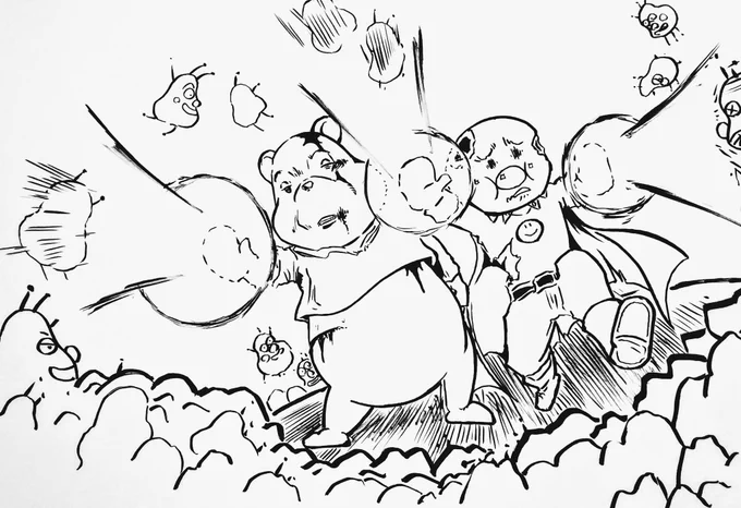私がこんな落書きをしている間にこんな尊いものが生まれているなんて… https://t.co/UC8JualYbQ 