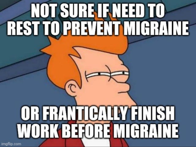 Migraines make philosophers of us all.
#migraine #migrainerelief #migraineawareness #migrainewarrior #migrainetherapy #migrainessuck