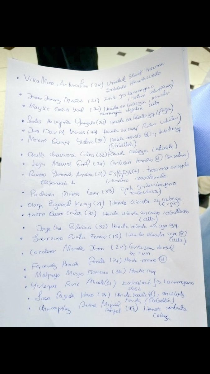 miaumilio's tweet photo. ¡¡¡¡¡¡LISTA DE HERIDOS!!!!!!!!!!!

RT PORFAVOR https://t.co/JjWze3INXQ