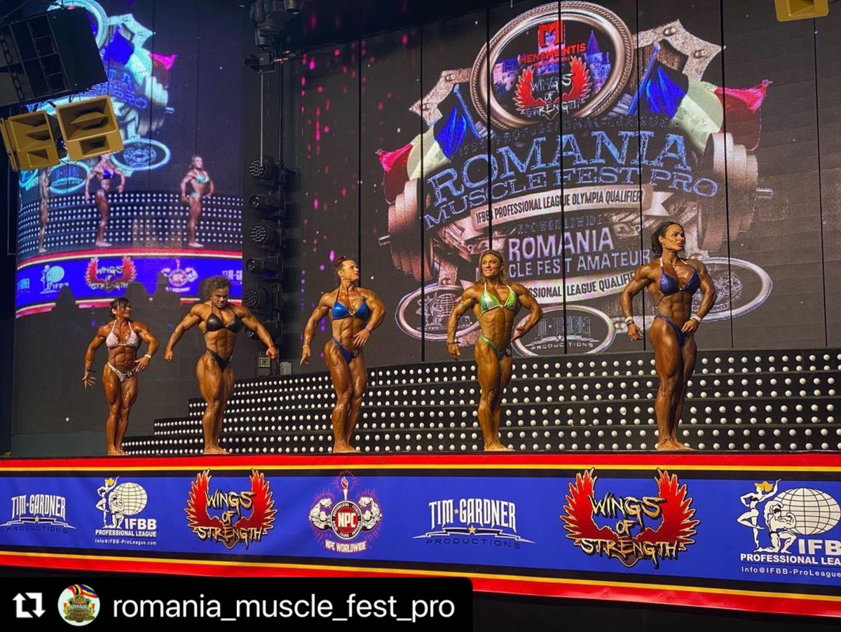 WingsStrength's tweet image. 🇷🇴Romania Muscle Fest Pro Women’s Bodybuilding 

Watch live on PPV:
🌐 live.romaniamusclefest.com

@romania_muscle_fest_pro 
#womensbodybuilding 
#romaniamusclefestpro 
@ifbb_pro_league 
@mrolympiallc 
@digitalmusclemedia 
#ifbbproleague 
#olympiaqualifier