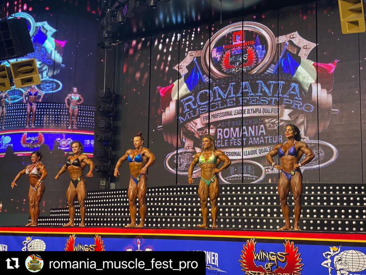 WingsStrength's tweet image. 🇷🇴Romania Muscle Fest Pro Women’s Bodybuilding 

Watch live on PPV:
🌐 live.romaniamusclefest.com

@romania_muscle_fest_pro 
#womensbodybuilding 
#romaniamusclefestpro 
@ifbb_pro_league 
@mrolympiallc 
@digitalmusclemedia 
#ifbbproleague 
#olympiaqualifier