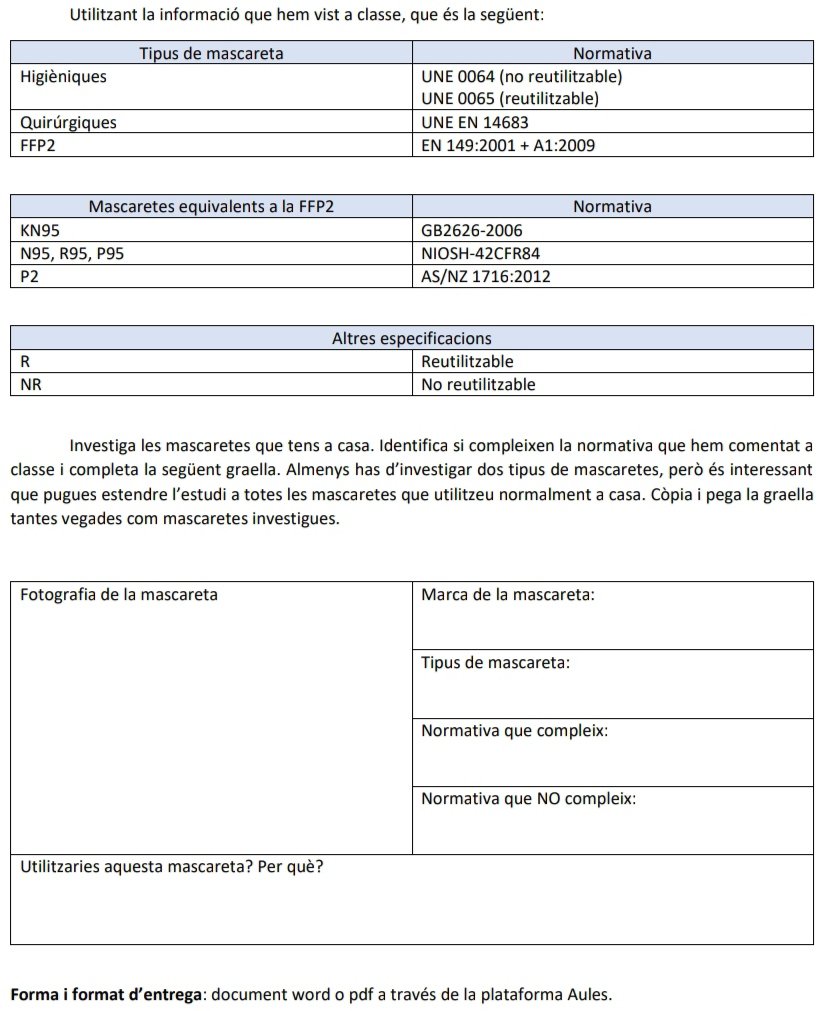 MariolaScience's tweet image. Sencilla tarea aplicable a cualquier nivel y programa. Consiste en analizar y ser críticos sobre las mascarillas que utilizamos en nuestro día a día. Adaptable para realizarse a mano, a ordenador, en el aula o en casa.!No te fíes de todo lo que se vende!#profesBioGeo #profesCovid
