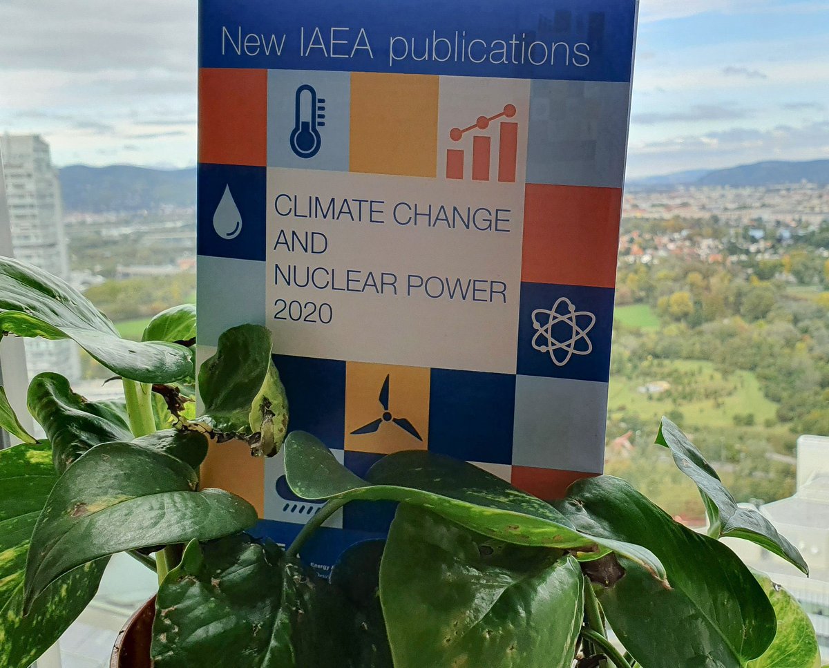 IAEANE's tweet photo. .@iaeaorg’s publication "Climate Change and Nuclear Power 2020" provides an overview of the most important linkages between climate change and nuclear energy’s role in mitigating it 👉 https://t.co/O7ATNsTdET https://t.co/MLWaFwABGa