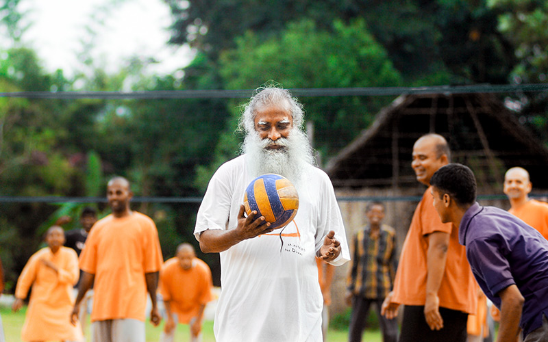The secret of life is to see everything with a non-serious eye, but to be absolutely involved. Like a sport. #SadhguruQuotes