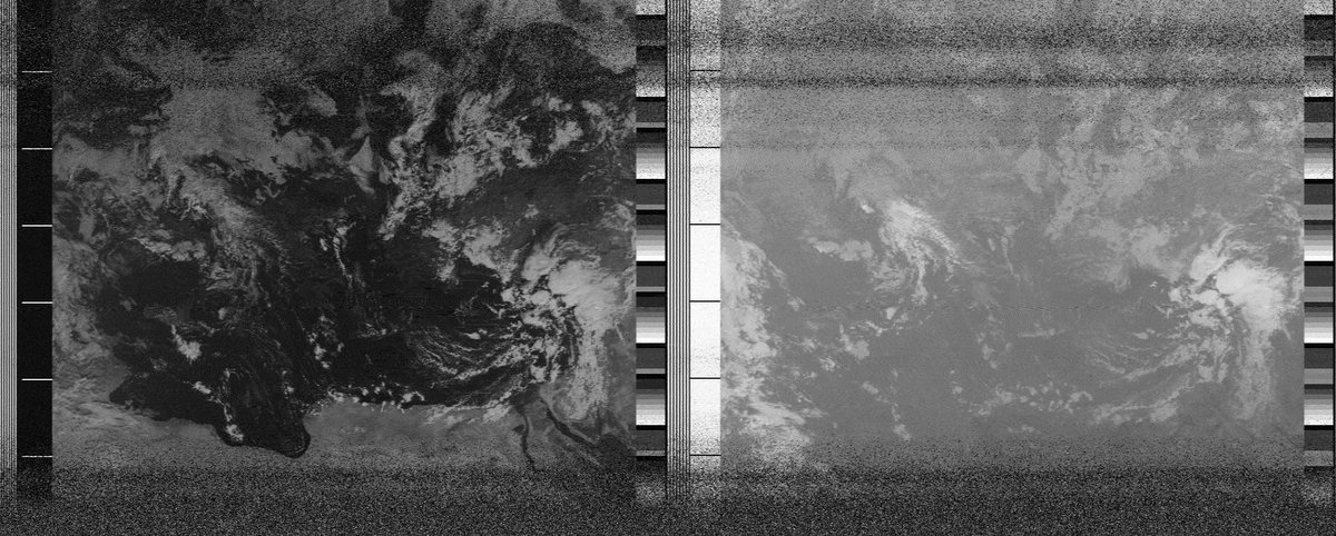 gkonst1's tweet photo. Weather Satellite NOAA18, MaxElev85°SE, 15/11/2020 – 10:19 – as received from Athens– 137.9125 MHz - APT
#NOAA, #Wxtoimg #noaasatellite #remoteimaginggroup #clima #greeceimages #weather #greece #greecesat #satsignal #WXTrack https://t.co/Z1uBW3LowZ
