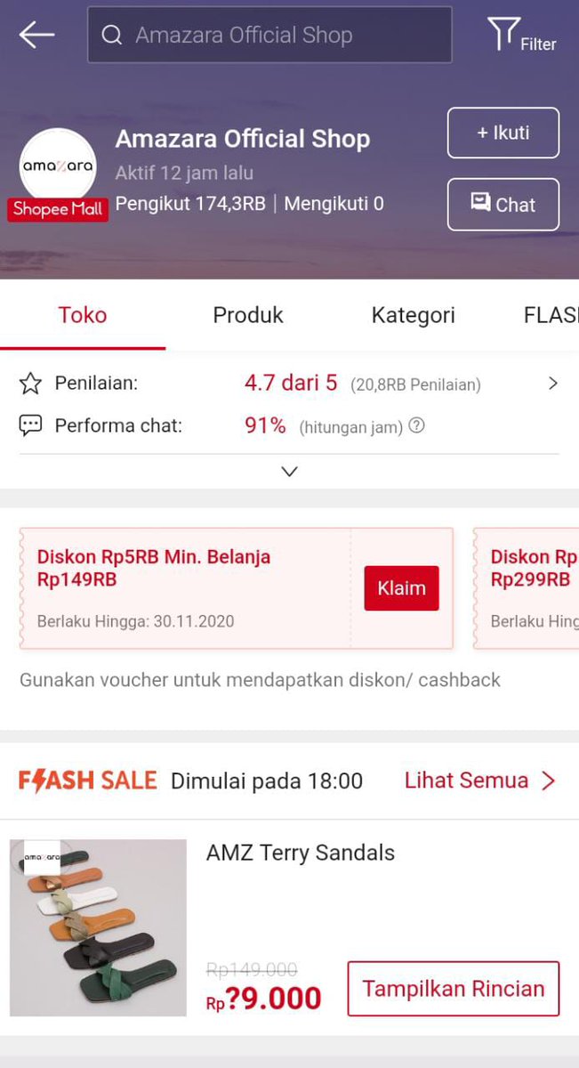 RacunProduk's tweet photo. Amazara
📍Yogyakarta

Brand sepatu dengan slogan 'Affordably Stylish' ini menghadirkan sepatu yg nyaman dan stylish nih!
Harganya juga cukup affordable.

💵69-349rb

Shopee:
https://t.co/B89fG18x4j https://t.co/5NS4k34DMb