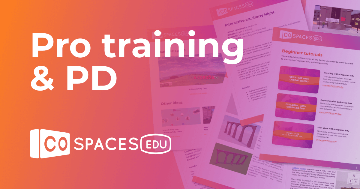 Delightex_Edu's tweet photo. Ready to become a Pro in teaching with #CoSpacesEdu ? Check out our #PD training resources: https://t.co/oQWIoIExlt 🤓 #EdTech #EdTechTeachers #EdTechApps #Teachers #Edu https://t.co/S1UOpwaRf7