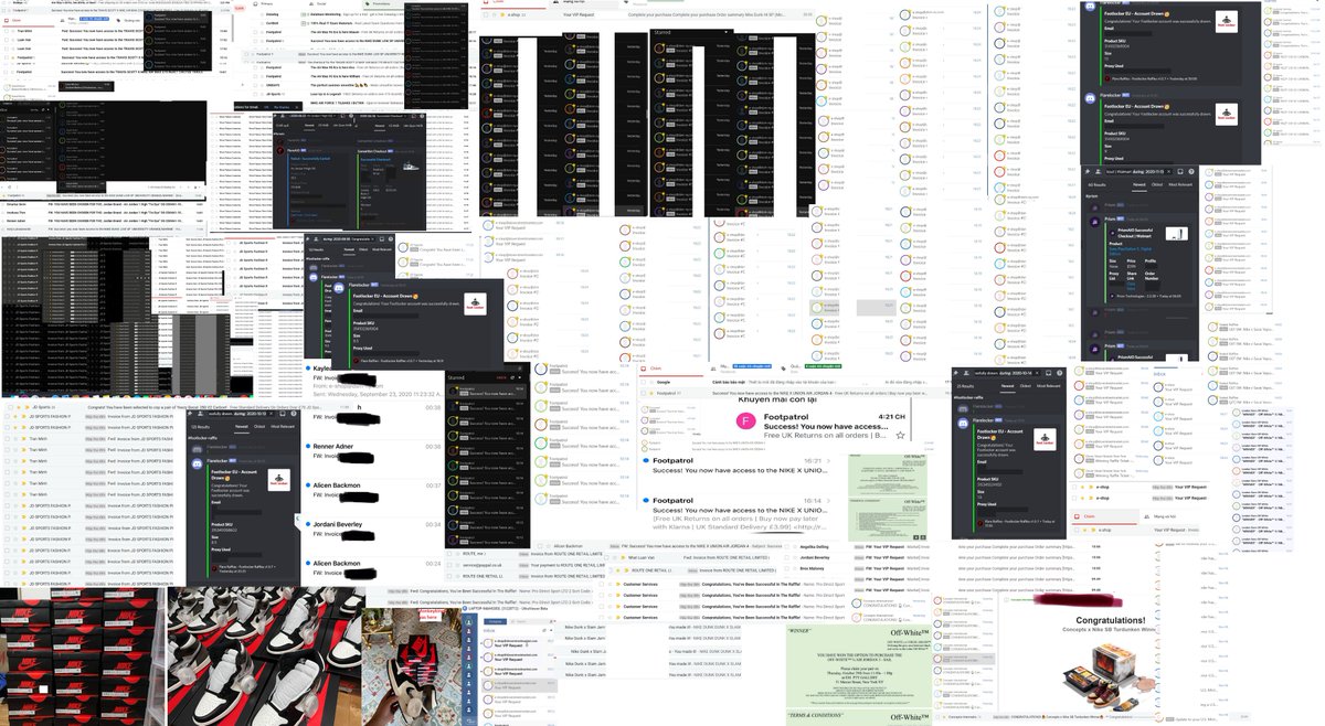 yothere_'s tweet photo. Nothing much to say but over 1k success over the past 5 months
@FlareRaffles @ESnkrsRaffleBot @RhynioBot @KicksRaffleBot @InfinitBot @OsirisRaffleBot @HyperRaffleBot
@akchefs @EscapeNotify @agNotify @Rafflesupply 
s/o my $40 / 1k DC and $2 proxies aswell lol https://t.co/juLCLDZF01