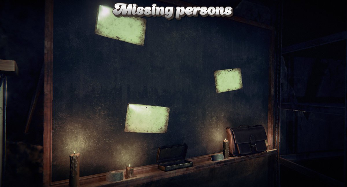 TIMBGame's tweet photo. Update and bug fixes (Available on Steam)

Player’s content added👥

Steamers Room. + Missing person board. https://t.co/zKyqxDlcm7