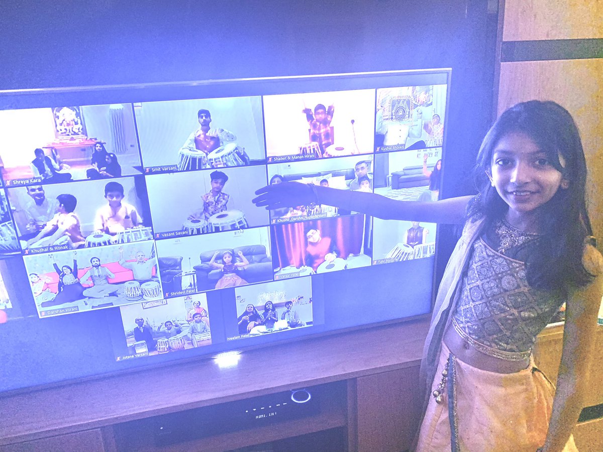 SameerSavani's tweet photo. Certainly not the same as previous years, but very grateful to the @SGadiLondon team for the virtual celebrations for #Diwali  #Diwali2020 so we could all see in the New Year together. #KingsburyMandir https://t.co/NCDTsgVAMV