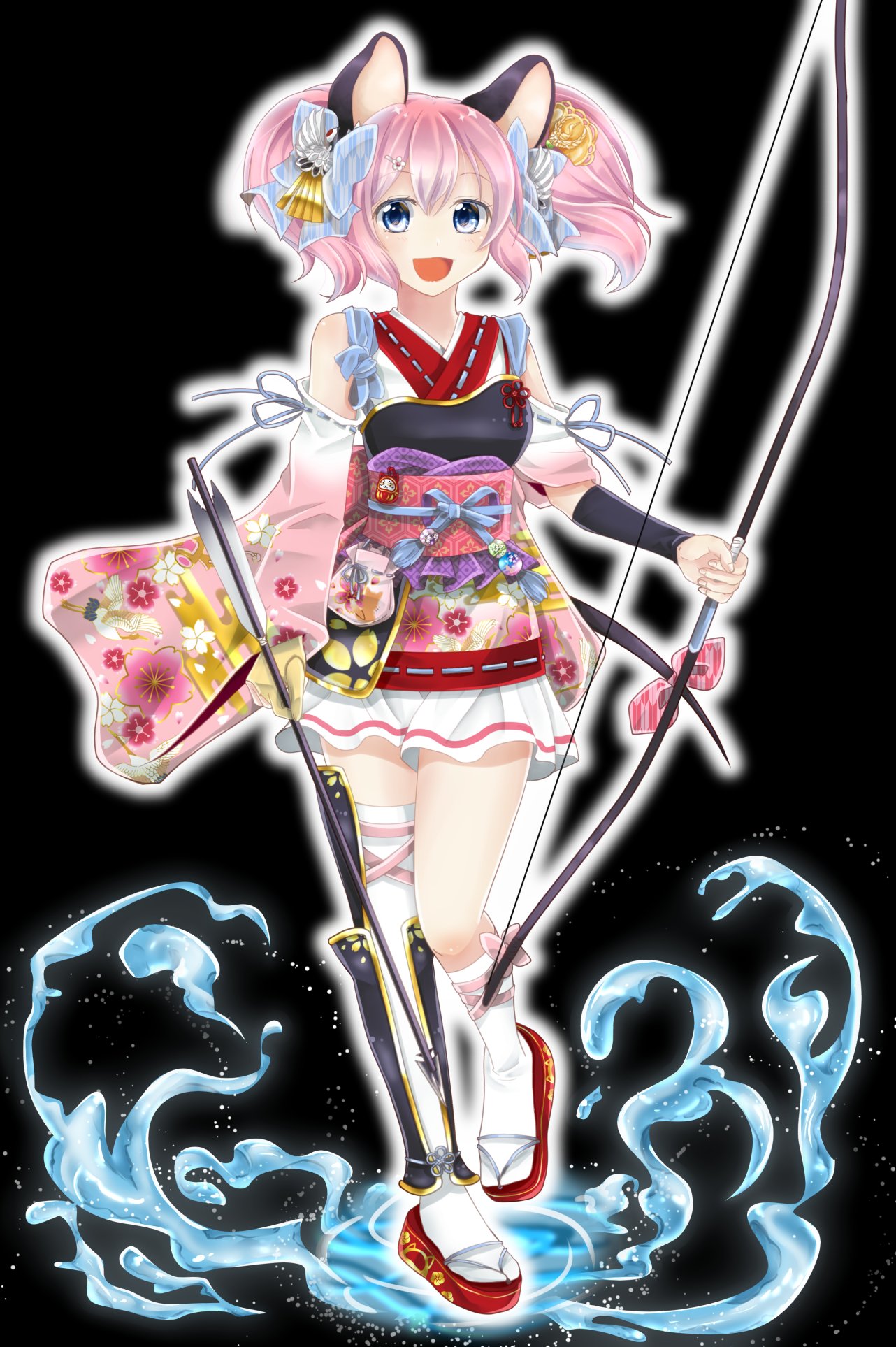 綾稀 浮上率低 Ifネタ三つ目 和弓の吽ちゃん 今回ネコだるまさんは根付になっていただきましたw 後ろの線画三枚 透過済み は色塗り練習にでも使っていただけたら泣いて喜びますw 水エフェクト一番難しかったorz Sb69 T Co Bsj6ezzt3v Twitter