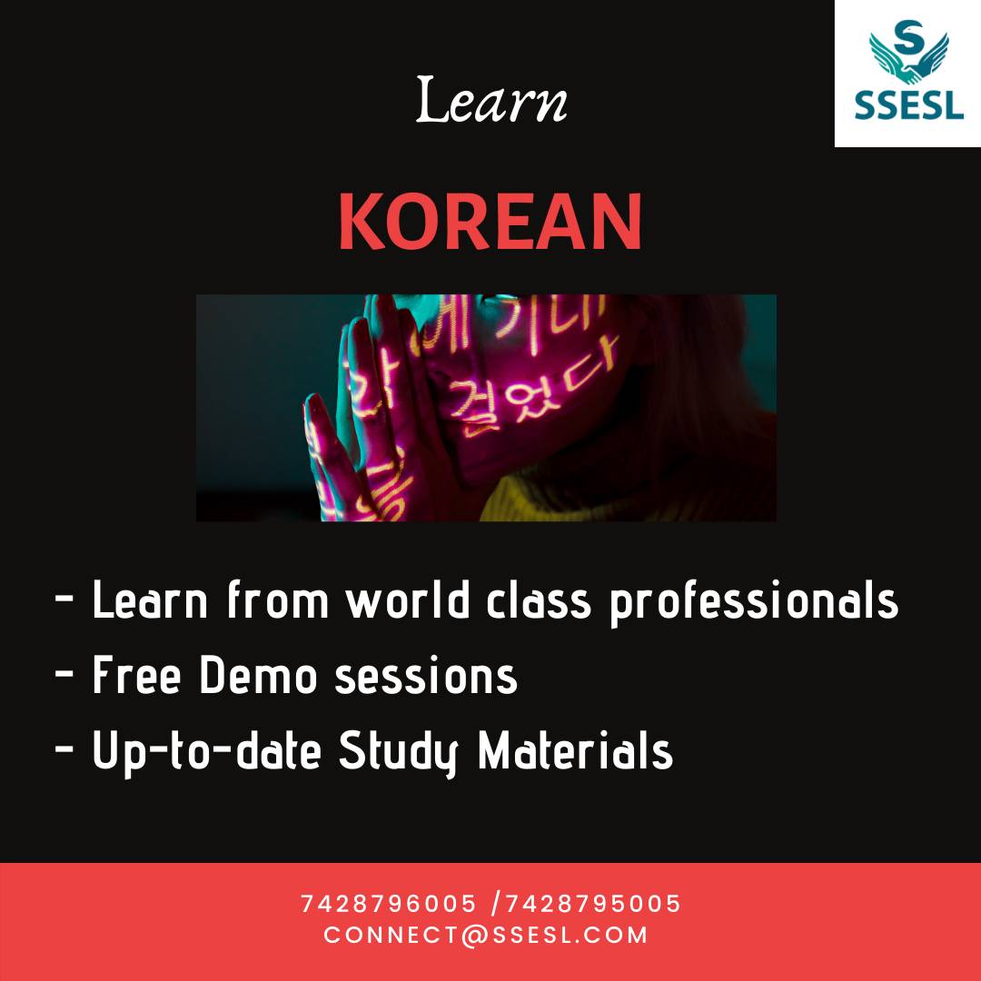 SSESL2's tweet photo. Learn Korean TODAY!

- Learn from world class professionals
-  Free Demo sessions
- Up-to-date Study Materials

Contact SSESL now
7428796005 /7428795005

Connect@ssesl.com

Or Visit
https://t.co/zz3okWQCRw

#korean #koreanlanguage #koreanlanguageclass #koreanlanguagelearning https://t.co/nBZcLYSCNU