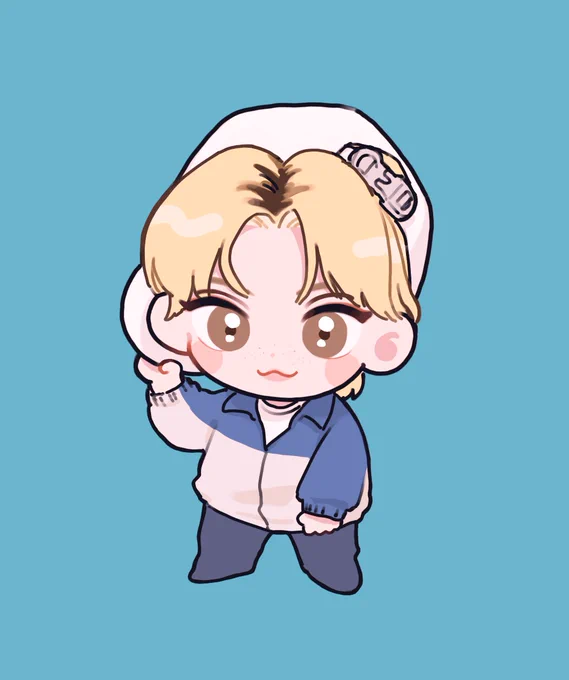 ぴりちゃん🐱💙 #straykidsfanart 