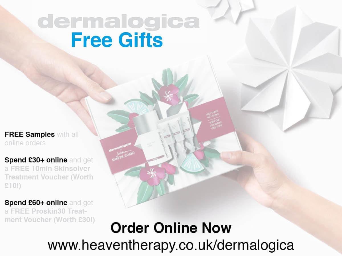 We are delighted to announce the launch of our Dermalogica online store and we have some FREE gifts for you!
👉FREE Dermalogica Proskin30 Treatment voucher &amp; FREE Samples on orders over £60 (Worth £30)
Find out more online
👇👇👇👇👇👇
heaventherapy.co.uk/dermalogica
#dermalogica