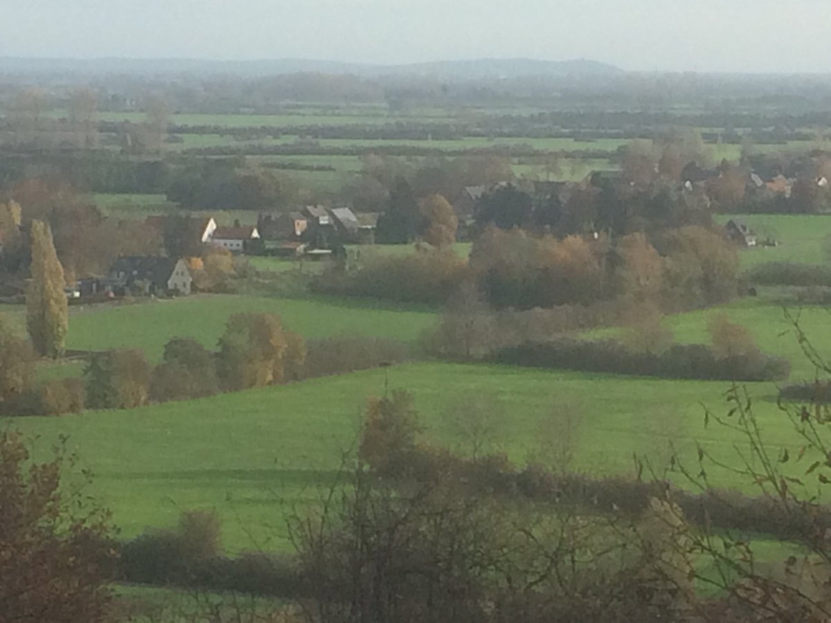 Perfecte zicht vandaag op Hoog Elten vanaf Duivelsberg