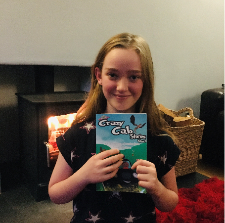 CaabPublishing's tweet photo. A young author with her copy of Crazy Cab Stories. A wonderful tale by a talented young lady. https://t.co/i920gnj5TY #Talented #youngwriter #launchday #crazycabstories #caabpublishing #kidsbooks #authors https://t.co/dRMKZid9HF