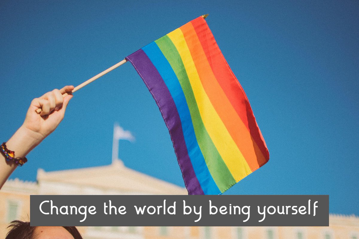 When I came out as a gay man I knew that I was now a role model and I gladly accept this responsibility #proudgay #SaturdayThoughts #lgbtq #gayman #gaywriter #lgbtsupport #lgbtmentalhealth