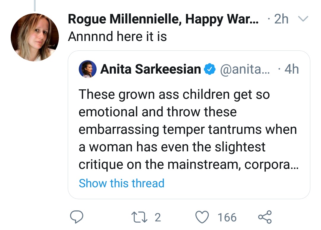 Women respond to Anita Sarkeesian.