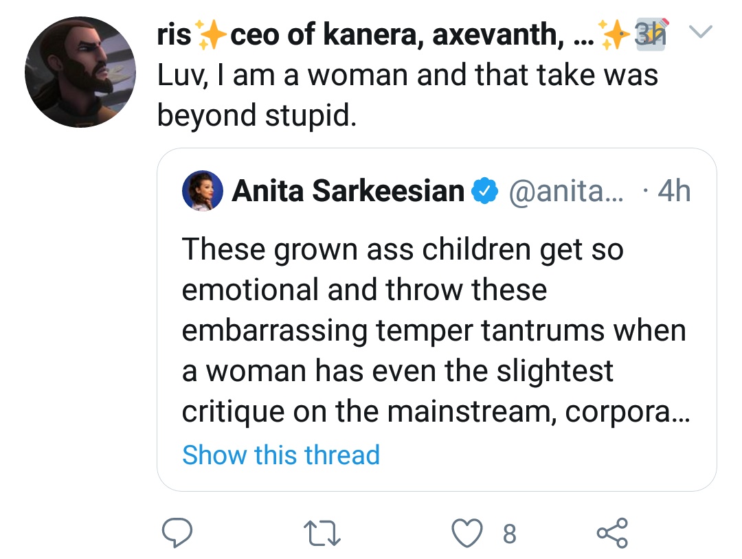Women respond to Anita Sarkeesian.