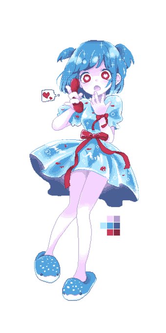 ドット絵好きを日本で叫ぶのtwitterイラスト検索結果 古い順