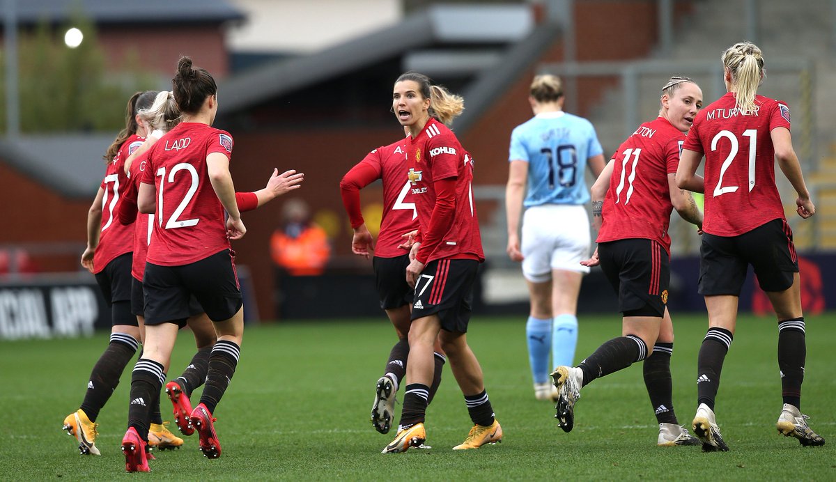 #MUWomen came from behind to secure a point in a four-goal thriller during our last #FAWSL meeting with Manchester City! 💪