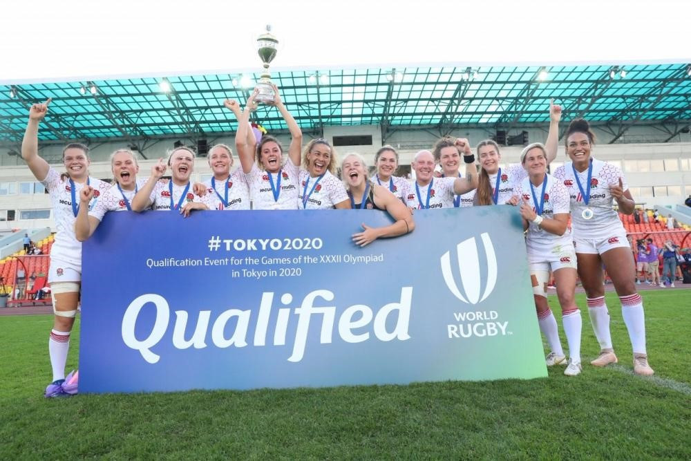 In July 2019 the Women's <a href="/Engrugby7s/">Englandrugbysevens</a> team beat Russia 19-0 to qualify for the <a href="/Tokyo2020/">#Tokyo2020</a> Olympics 🏆

The win ensured <a href="/TeamGB/">Team GB</a> will compete at a second consecutive Women's Olympic sevens tournament 🙌

#TokyoOlympics #SaveOurSevens