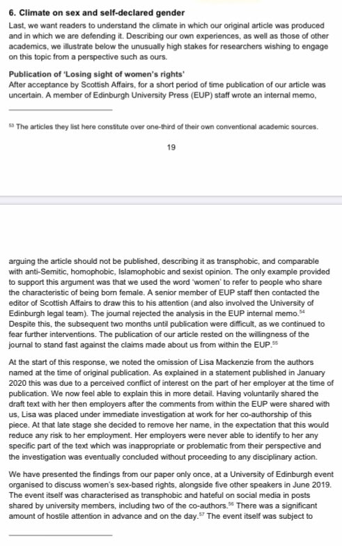 Our article also discusses the unusual academic environment in which we find ourselves working in.