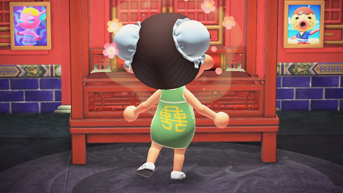 SilviaWayne2's tweet photo. NEW: Chinese New Year Cheongsam - Lion Dance (Green Version)
#AnimalCrossing #ACNH #NintendoSwitch #ACNHModel #ACNHDress https://t.co/tFdYkm0v48