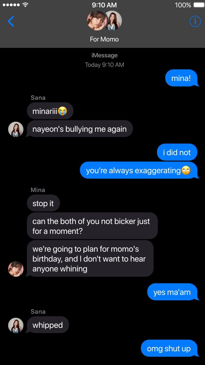 02. who isn't whipped for mina?