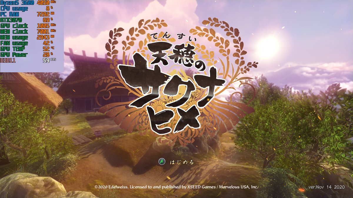 Kerz 提督 4k動作でのサクナヒメですが 大体消費電力 Gpuのみ が30 50w程度とかなり消費電力的には優しい事になってますヽ ー ノ ただ Gpuコアが仕事しない傾向 まあ 軽いからでしょうけどね サクナヒメ Steam