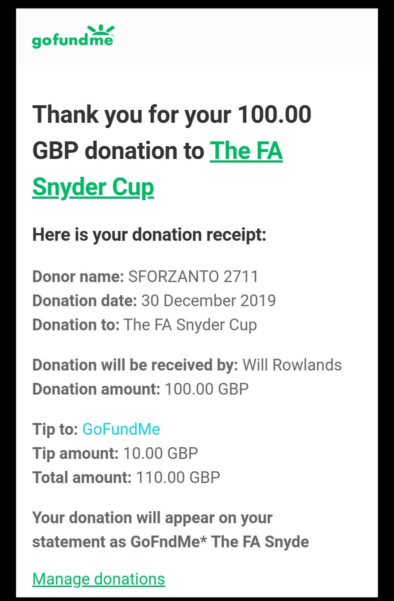 30 DEC 2019I supported  #FASnyderCup . We had banner broadcasted worldwide. I watched this match from my country. It's awesome to see our fandom and AFSP brands through big football match. #ReleaseTheSnyderCut #ZackSnydersJusticeLeague #TheSnyderCut #AFSP  #UsUnited 